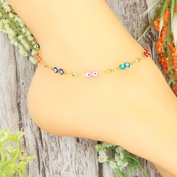 "Dainty Anklet for Women – Elegant Everyday Jewelry & Perfect Gift | MLCRC1343 - Picture 4 of 10
